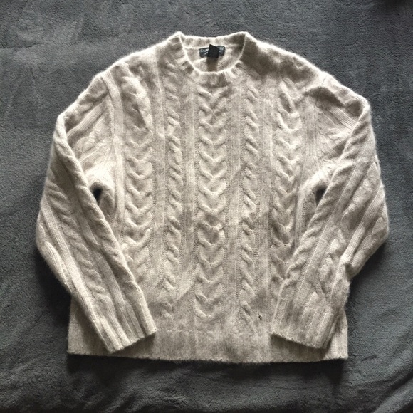 Mens Grayson Dunn Grey 2ply Cashmere 